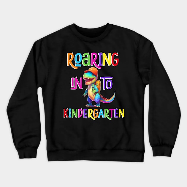 Roaring in to 1st first grade Crewneck Sweatshirt by BesTees